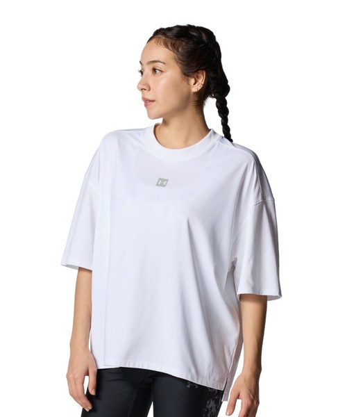UNDER ARMOUR(アンダーアーマー)の「アンダーアーマー UAモチベート ボックス グラフィック Tシャツ(Tシャツ/カットソー・レディース・ホワイト/エメラルド/アーミー・L/M)」の2枚目の写真