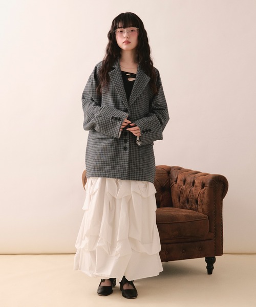 loinnuit ニュアンスボタンレースジャケット【タグ付き新品未使用品】 nuance button lace jacket / ニュアンスボタンレースジャケット