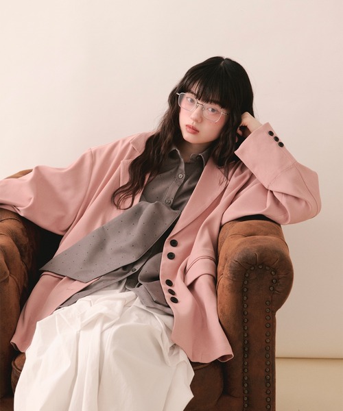 nuance button lace jacket / ニュアンスボタンレースジャケット