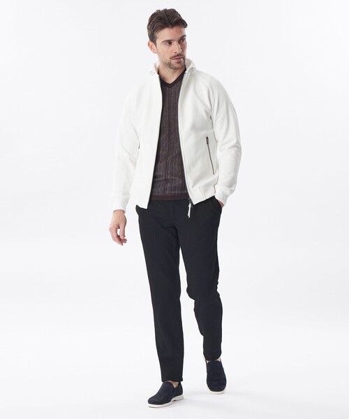 EPOCA UOMO(エポカウォモ)の「ストライプニットT(ニット/セーター・メンズ・ブラウン系その他7/ブラック・46/48)」の5枚目の写真