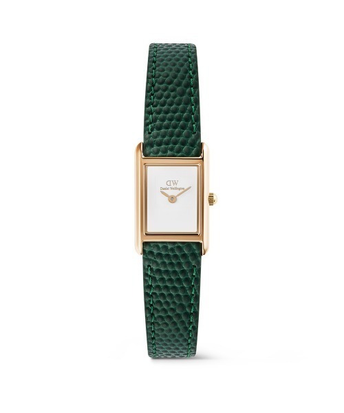 Daniel Wellington(ダニエルウェリントン)の「Bound Mini 本革 17x25,9MM レディース腕時計(アナログ腕時計・レディース・グリーン/ダークブラウン系/グリーン系その他/グリーン系その他2/ダークブラウン系1/ブラック/ブラック×シルバー/ライトブラウン・ONESIZE/ONE SIZE)」の7枚目の写真