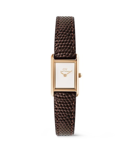 Daniel Wellington(ダニエルウェリントン)の「Bound Mini 本革 17x25,9MM レディース腕時計(アナログ腕時計・レディース・グリーン/ダークブラウン系/グリーン系その他/グリーン系その他2/ダークブラウン系1/ブラック/ブラック×シルバー/ライトブラウン・ONESIZE/ONE SIZE)」の17枚目の写真