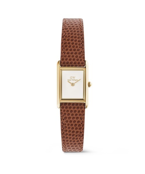 Daniel Wellington(ダニエルウェリントン)の「Bound Mini 本革 17x25,9MM レディース腕時計(アナログ腕時計・レディース・グリーン/ダークブラウン系/グリーン系その他/グリーン系その他2/ダークブラウン系1/ブラック/ブラック×シルバー/ライトブラウン・ONESIZE/ONE SIZE)」の13枚目の写真
