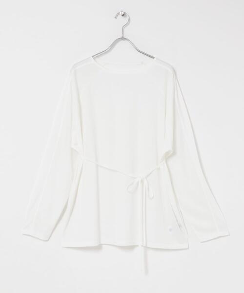 KBF（ケイビーエフ）の「ルーズシアートップス+ストラップ（Tシャツ/カットソー・レディース・ベージュ/オフホワイト/グレー系その他・ONE）」の10枚目の写真