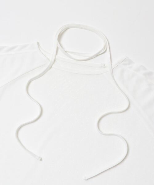 KBF（ケイビーエフ）の「ルーズシアートップス+ストラップ（Tシャツ/カットソー・レディース・ベージュ/オフホワイト/グレー系その他・ONE）」の11枚目の写真