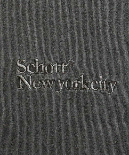 Schott(ショット)の「Schott NEW YORK CITY EMB. T-SHIRT(Tシャツ/カットソー・メンズ・ホワイト/ブラック・L/XXL/XL/M)」の12枚目の写真