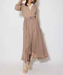 rienda | 2WAYテーラーWカラーワンピース 春服(ワンピース)