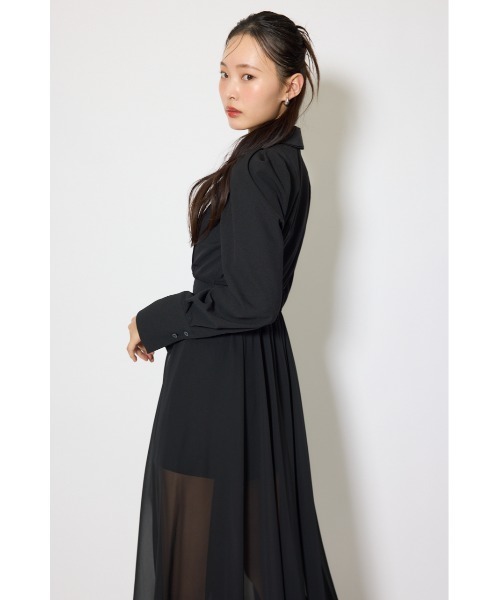 rienda 2WAYテーラーWカラーワンピース 春服 セール】2WAYテーラーWカラーワンピース 春服（ワンピース）｜rienda