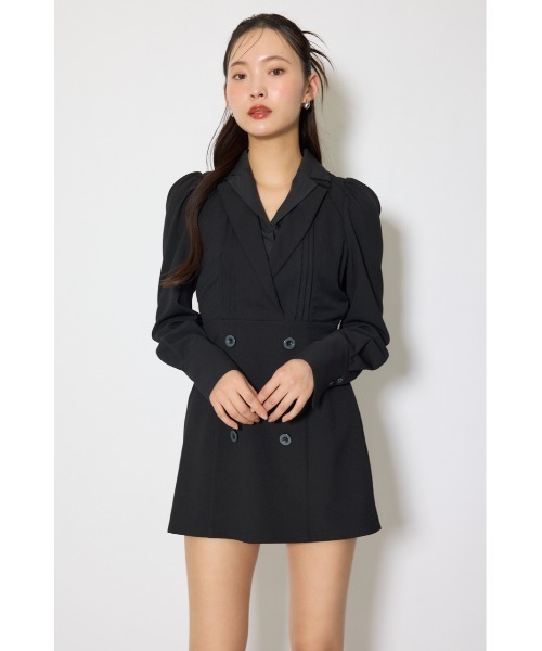 2WAYテーラーWカラーワンピース 春服（ワンピース）｜rienda（リエンダ