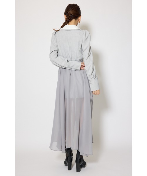 2WAYテーラーWカラーワンピース 春服（ワンピース）｜rienda（リエンダ