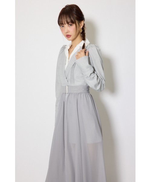 rienda 2WAYテーラーWカラーワンピース 春服 2WAYテーラーWカラーワンピース 春服（ワンピース）｜rienda（リエンダ