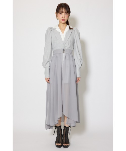 2WAYテーラーWカラーワンピース 春服（ワンピース）｜rienda（リエンダ