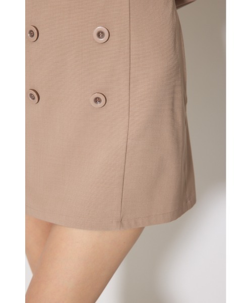 rienda（リエンダ）の「2WAYテーラーWカラーワンピース 春服（ワンピース・レディース・グレー/ブラック/ベージュ・SMALL/MEDIUM）」の20枚目の写真