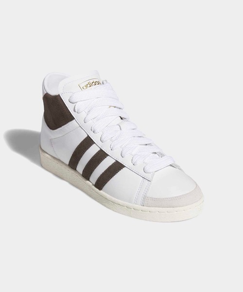 adidas（アディダス）の「ジャバー ハイカット / Jabbar Hi / アディダスオリジナルス adidas Originals（スニーカー・メンズ・ホワイト×グリーン/ホワイト・23.0cm/23.5cm/24.0cm/24.5cm/25.0cm/25.5cm/26.0cm/26.5cm/27.0cm/27.5cm/28.0cm/28.5cm/29.0cm）」の5枚目の写真