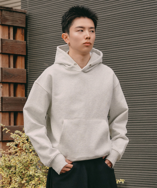 XERO（ゼロ）の「コアクロップフィンガーホールフード [メランジオートミール]（パーカー・レディース・その他・MEDIUM/LARGE）」の3枚目の写真