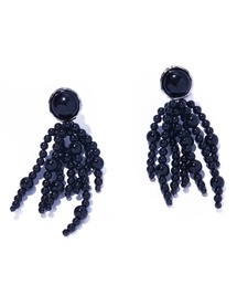 【IRIS 47】tarantella onyx earring/タランテラ オニキス イヤリング