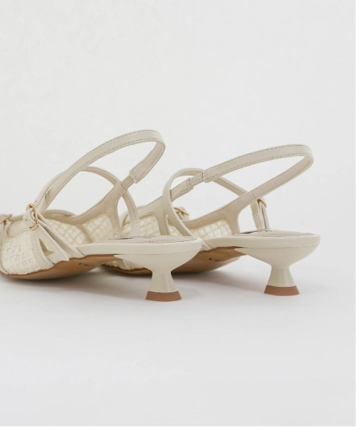 RANDA（ランダ）の「シアーチェックバックストラップパンプス（パンプス・レディース・ブラック/アイボリー・LL/L/M/S）」の19枚目の写真