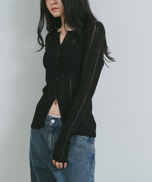 paradigm | 【paradigm】コットンモダール針抜シアーリブカーデ(カーディガン/ボレロ)