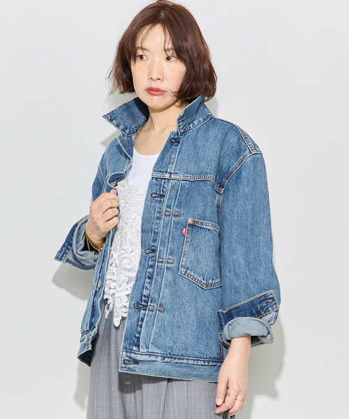 LEVI'S/リーバイス】MEN'S TYPE 1 TRUCKER：デニムジャケット（デニム