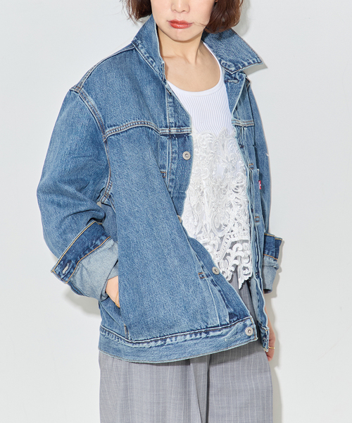 LEVI'S/リーバイス】MEN'S TYPE 1 TRUCKER：デニムジャケット（デニム