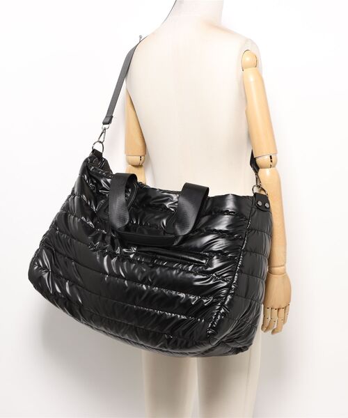Bling Leads（ブリングリーズ）の「【Bls】【ZA】【Bling Leads】ヨガバッグ フィットネス 大容量（ボストンバッグ・レディース・シルバー/ゴールド/ブラック/ブルー・FREE）」の12枚目の写真