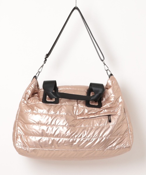Bling Leads（ブリングリーズ）の「【Bls】【ZA】【Bling Leads】ヨガバッグ フィットネス 大容量（ボストンバッグ・レディース・シルバー/ゴールド/ブラック/ブルー・FREE）」の14枚目の写真