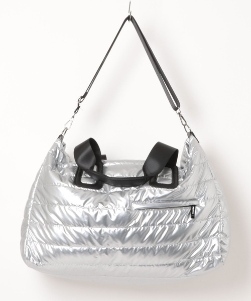 Bling Leads（ブリングリーズ）の「【Bls】【ZA】【Bling Leads】ヨガバッグ フィットネス 大容量（ボストンバッグ・レディース・シルバー/ゴールド/ブラック/ブルー・FREE）」の16枚目の写真