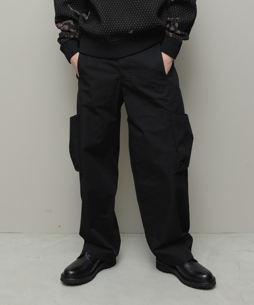 bal（バル）の「CURV POCKET FIELD CARGO PANT（カーゴパンツ・メンズ・ブラック/オリーブ/チャコール・3/2/1）」の2枚目の写真