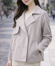 Re:Birth（リバース）の「【Re:Birth＋】ショート丈ゆるシルエットトレンチコート（トレンチコート）」