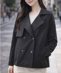 Re:Birth（リバース）の「【Re:Birth＋】ショート丈ゆるシルエットトレンチコート（トレンチコート）」