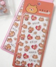 Jelly moo（ジェリームー）の「【 Jelly moo / ジェリームー 】 りるくま ぷくぷく キャンディー シール / ステッカー（ステッカー/テープ）」