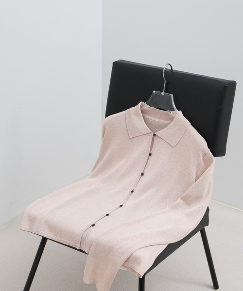 select MOCA(セレクトモカ)の「【接触冷感】ボタンデザインサマーニットカーディガン(カーディガン/ボレロ・レディース・ベージュ/ホワイト/ピンク・FREE)」の13枚目の写真