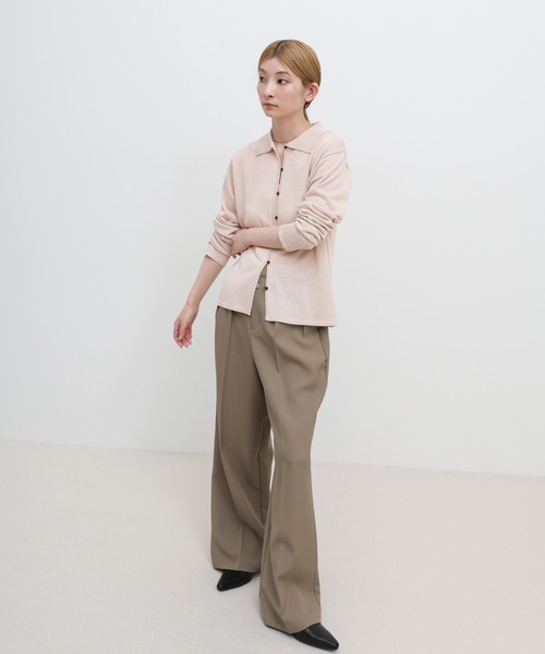 select MOCA(セレクトモカ)の「【接触冷感】ボタンデザインサマーニットカーディガン(カーディガン/ボレロ・レディース・ベージュ/ホワイト/ピンク・FREE)」の8枚目の写真