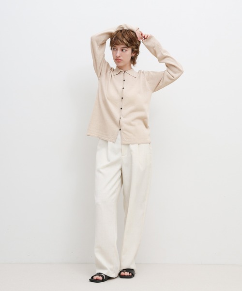 select MOCA(セレクトモカ)の「【接触冷感】ボタンデザインサマーニットカーディガン(カーディガン/ボレロ・レディース・ベージュ/ホワイト/ピンク・FREE)」の19枚目の写真