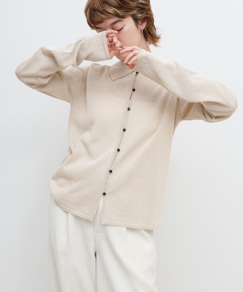 select MOCA(セレクトモカ)の「【接触冷感】ボタンデザインサマーニットカーディガン(カーディガン/ボレロ・レディース・ベージュ/ホワイト/ピンク・FREE)」の16枚目の写真
