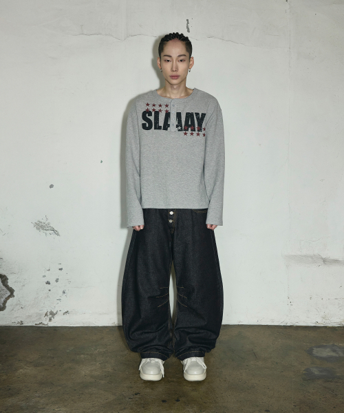SCALLYWAG（スカリーワグ）の「オープンフライノンフェイドカーブド生地デニム[ブラック]（デニムパンツ・レディース・その他・SMALL/MEDIUM/LARGE/X-LARGE）」の9枚目の写真