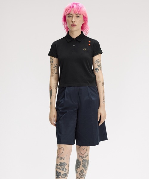 Amy Winehouse Embroidered Detail Polo Shirt／エイミー・ワイン