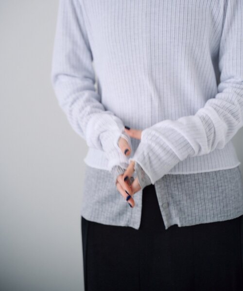 SHENERY（シーナリー）の「レイヤードPack Tee（Tシャツ/カットソー・レディース・グリーン/ピンク/グレー/パープル・FREE）」の20枚目の写真