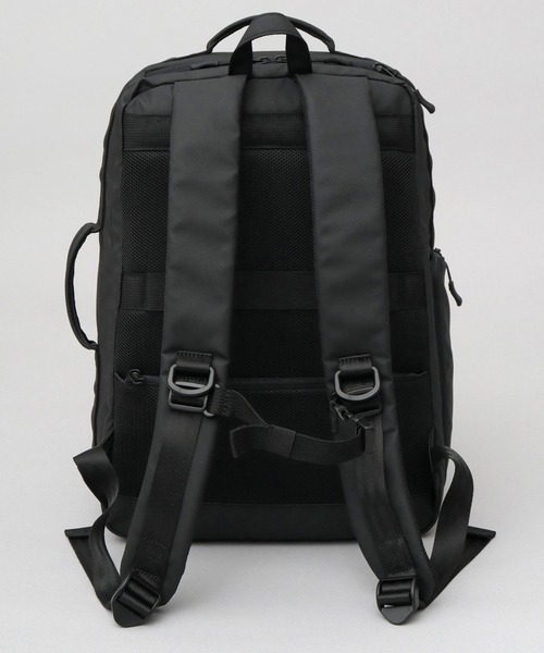 fulcro(フルクロ)の「撥水・耐水 自立型 マットコーティング ポリエステル ビジネスリュック A4・PC・PET収納 キャリーオン対応 adapt アダプト(ビジネスバッグ・メンズ・ブラック・FREE)」の9枚目の写真