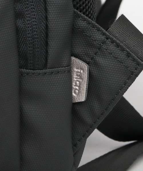 fulcro(フルクロ)の「撥水・耐水 自立型 マットコーティング ポリエステル ビジネスリュック A4・PC・PET収納 キャリーオン対応 adapt アダプト(ビジネスバッグ・メンズ・ブラック・FREE)」の16枚目の写真