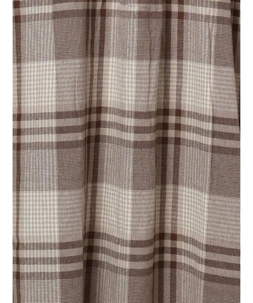 Samansa Mos2（サマンサ モスモス）の「【Cross×Linen】ギャザーワンピース（ワンピース・レディース・モカ/ベージュ/イエロー/レッド/グリーン・M/S）」の8枚目の写真