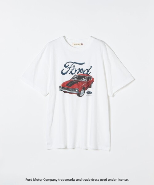 GOOD ROCK SPEED(グッドロックスピード)の「GOOD ROCK SPEED:〈洗濯機可能〉Ford CAR ロゴ プリント TEE(Tシャツ/カットソー・レディース・ホワイト・ONE SIZE)」の10枚目の写真