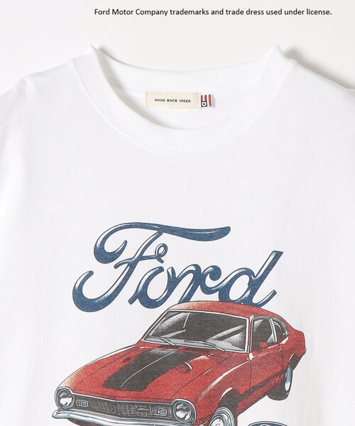 GOOD ROCK SPEED(グッドロックスピード)の「GOOD ROCK SPEED:〈洗濯機可能〉Ford CAR ロゴ プリント TEE(Tシャツ/カットソー・レディース・ホワイト・ONE SIZE)」の11枚目の写真