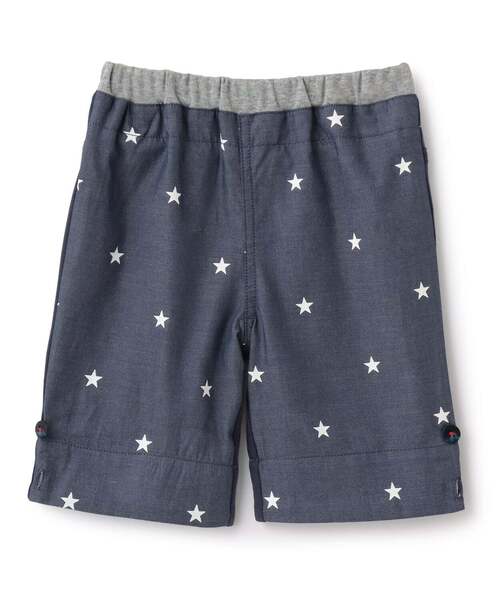 sense of wonder（センスオブワンダー）の「星柄ダンガリーハーフパンツ（その他パンツ・キッズ・ネイビー/ブラウン・130cm/120cm/110cm/100cm/90cm/80ｃｍ）」の2枚目の写真