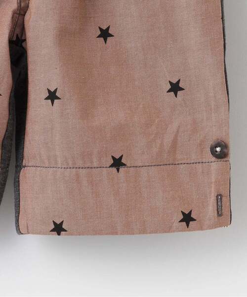 sense of wonder（センスオブワンダー）の「星柄ダンガリーハーフパンツ（その他パンツ・キッズ・ネイビー/ブラウン・130cm/120cm/110cm/100cm/90cm/80ｃｍ）」の5枚目の写真