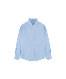 SITP5258 ルーズフィットリエルシャツ_スカイブルー