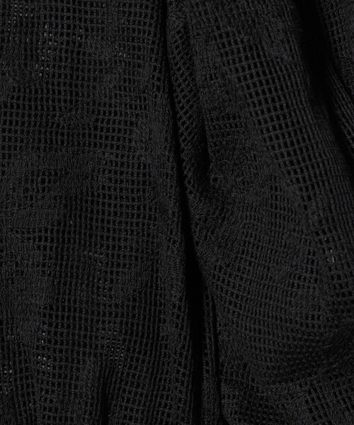 VIVIANO(ヴィヴィアーノ)の「<VIVIANO>エンブロイダリー レース ブラウス(シャツ/ブラウス・レディース・ブラック・M)」の7枚目の写真