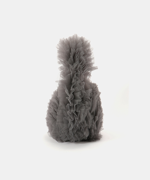 La TOTALITE（ラトータリテ）の「HELOYSE/エロイーズ 別注 プードルバッグ（ショルダーバッグ・レディース・アイボリー/チャコールグレー・FREE）」の3枚目の写真