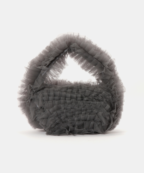 La TOTALITE（ラトータリテ）の「HELOYSE/エロイーズ 別注 プードルバッグ（ショルダーバッグ・レディース・アイボリー/チャコールグレー・FREE）」の4枚目の写真