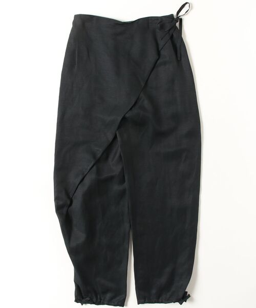 POLO RALPH LAUREN（ポロ ラルフ ローレン）の「タイフロント ラップ パンツ（その他パンツ・レディース・ブラック系1・S/M/XS）」の6枚目の写真